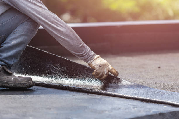 Professional Vapor Barrier Installation technician working in De Pere, WI